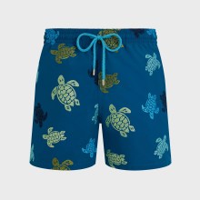 Vilebrequin - Tortues Multicolore Badeshorts Mit Stickerei Für Herren – Limitierte Serie - Bademode - Mistral - Blau - Größe L Vilebrequin - Tortues Multicolore Badeshorts Mit Stickerei Für Herren – Limitierte Serie - Bademode - Mistral - Blau - Größe L