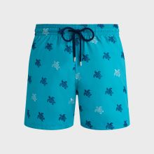 Vilebrequin - Micro Ronde Des Tortues Diagonale Badeshorts Mit Stickerei Für Herren – Limitierte Serie - Bademode - Mistral - Grün - Größe M Vilebrequin - Micro Ronde Des Tortues Diagonale Badeshorts Mit Stickerei Für Herren – Limitierte Serie - Bademode - Mistral - Grün - Größe M