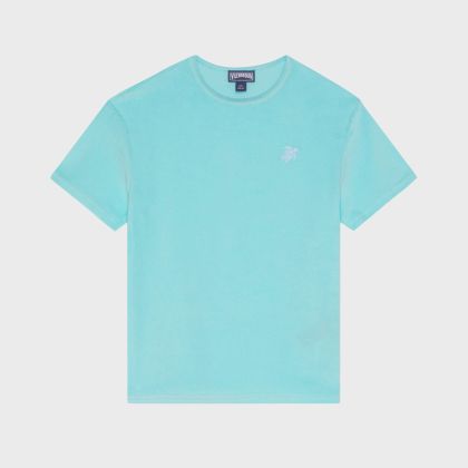 Vilebrequin - Besticktes Turtle Frottee-t-shirt Für Kinder - T-shirt - Georges - Blau - Größe 4 Vilebrequin - Besticktes Turtle Frottee-t-shirt Für Kinder - T-shirt - Georges - Blau - Größe 4