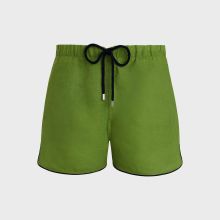 Vilebrequin - Solid Badeshorts Aus Leinen Für Herren - Bademode - Maurice - Grün - Größe XL Vilebrequin - Solid Badeshorts Aus Leinen Für Herren - Bademode - Maurice - Grün - Größe XL