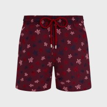 Vilebrequin - Micro Ronde Des Tortues Badeshorts Mit Stickerei Für Herren – Limitierte Serie - Bademode - Mistral - Rot - Größe XL Vilebrequin - Micro Ronde Des Tortues Badeshorts Mit Stickerei Für Herren – Limitierte Serie - Bademode - Mistral - Rot - Größe XL