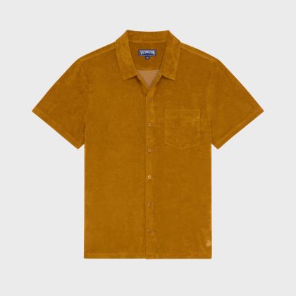 Vilebrequin - Solid Bowling-hemd Aus Frottee Für Herren - Hemd - Charli - Marone - Größe XXXL Vilebrequin - Solid Bowling-hemd Aus Frottee Für Herren - Hemd - Charli - Marone - Größe XXXL