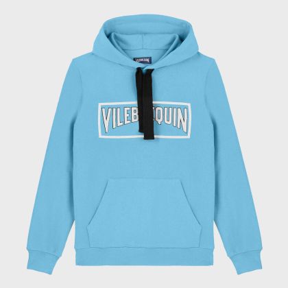 Vilebrequin - Solid Kapuzenpullover Aus Baumwolle Für Herren - Sweatshirt - Martin - Blau - Größe L Vilebrequin - Solid Kapuzenpullover Aus Baumwolle Für Herren - Sweatshirt - Martin - Blau - Größe L