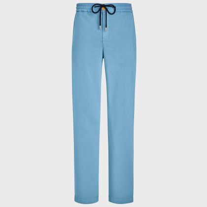Vilebrequin - Solid Hose Aus Baumwolle Und Tencel Für Herren - Jeanshose - Clemence - Blau - Größe 38 Vilebrequin - Solid Hose Aus Baumwolle Und Tencel Für Herren - Jeanshose - Clemence - Blau - Größe 38