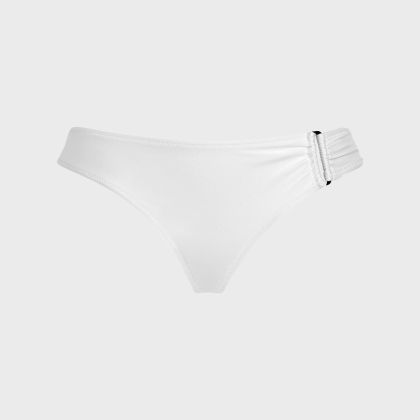 Vilebrequin - Mittelhohe Shiny Solid Stretch-bikinihose Für Damen - Bademode - Loon - Weiss - Größe S Vilebrequin - Mittelhohe Shiny Solid Stretch-bikinihose Für Damen - Bademode - Loon - Weiss - Größe S