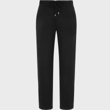 Vilebrequin - Solid Baumwoll-satinhose Mit Elastischem Bund Für Herren - Hose - Paulo - Schwarz - Größe M Vilebrequin - Solid Baumwoll-satinhose Mit Elastischem Bund Für Herren - Hose - Paulo - Schwarz - Größe M