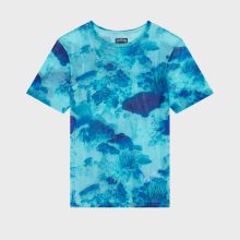 Vilebrequin - Coral Reef T-shirt Mit Tüll Für Damen - T-shirt - Lillie - Blau - Größe S Vilebrequin - Coral Reef T-shirt Mit Tüll Für Damen - T-shirt - Lillie - Blau - Größe S