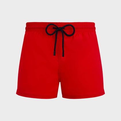 Vilebrequin - Kurze Und Figurbetonte Einfarbige Stretch-bademode Für Herren - Bademode - Man - Rot - Größe M Vilebrequin - Kurze Und Figurbetonte Einfarbige Stretch-bademode Für Herren - Bademode - Man - Rot - Größe M