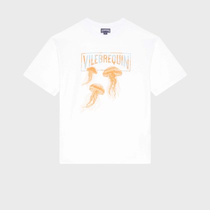 Vilebrequin - Medusa T-shirt Aus Bio-baumwolle Für Jungen - T-shirt - Galileo - Weiss - Größe 10 Vilebrequin - Medusa T-shirt Aus Bio-baumwolle Für Jungen - T-shirt - Galileo - Weiss - Größe 10