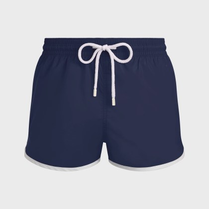Vilebrequin - Ultraleichte Kurze Vbq Line Badeshorts Für Herren - Bademode - Meno - Blau - Größe XXL Vilebrequin - Ultraleichte Kurze Vbq Line Badeshorts Für Herren - Bademode - Meno - Blau - Größe XXL
