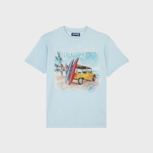 Vilebrequin - Surf And Mini Moke Baumwoll-t-shirt Für Herren - T-shirt - Portisol - Blau - Größe M Vilebrequin - Surf And Mini Moke Baumwoll-t-shirt Für Herren - T-shirt - Portisol - Blau - Größe M