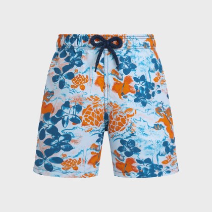 Vilebrequin - Jungle Turtles Badeshorts Für Jungen - Bademode - Jim - Blau - Größe 12 Vilebrequin - Jungle Turtles Badeshorts Für Jungen - Bademode - Jim - Blau - Größe 12
