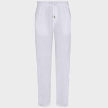 Vilebrequin - Solid Gerade Geschnittene Leinenhose Für Herren - Hose - Parc - Weiss - Größe XXL Vilebrequin - Solid Gerade Geschnittene Leinenhose Für Herren - Hose - Parc - Weiss - Größe XXL