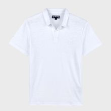 Vilebrequin - Einfarbiges Polohemd Aus Leinenjersey Für Herren - Polohemd - Pyramid - Weiss - Größe S Vilebrequin - Einfarbiges Polohemd Aus Leinenjersey Für Herren - Polohemd - Pyramid - Weiss - Größe S