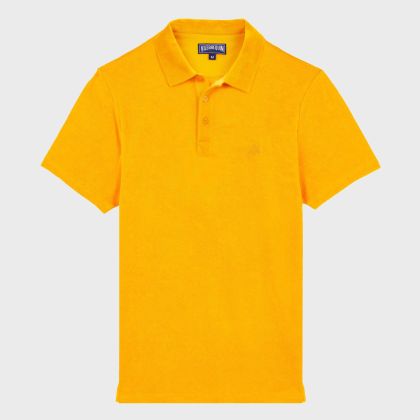 Vilebrequin - Solid Frottee-polohemd Für Herren - Polohemd - Phoenix - Orange - Größe S Vilebrequin - Solid Frottee-polohemd Für Herren - Polohemd - Phoenix - Orange - Größe S