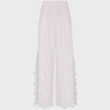 Vilebrequin - Damenhose Aus Blumenspitze - Hose - Prune - Weiss - Größe L Vilebrequin - Damenhose Aus Blumenspitze - Hose - Prune - Weiss - Größe L