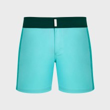 Vilebrequin - Color Block Stretch-badeshorts Mit Flachem Bund Für Herren - Bademode - Merle - Blau - Größe S Vilebrequin - Color Block Stretch-badeshorts Mit Flachem Bund Für Herren - Bademode - Merle - Blau - Größe S
