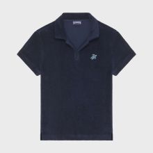 Vilebrequin - Frottee-polohemd Mit Aufgestickter Schildkröte Für Jungen - Polohemd - Gill - Blau - Größe 12 Vilebrequin - Frottee-polohemd Mit Aufgestickter Schildkröte Für Jungen - Polohemd - Gill - Blau - Größe 12