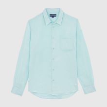 Vilebrequin - Natural Dye Leinenhemd Für Herren - Hemd - Caroubis - Blau - Größe XXL Vilebrequin - Natural Dye Leinenhemd Für Herren - Hemd - Caroubis - Blau - Größe XXL