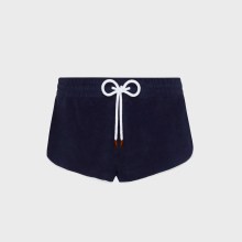 Vilebrequin - Vbq Line Frottee-shorts Für Damen - Shorty - Liddy - Blau - Größe L Vilebrequin - Vbq Line Frottee-shorts Für Damen - Shorty - Liddy - Blau - Größe L