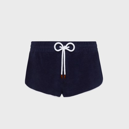 Vilebrequin - Vbq Line Frottee-shorts Für Damen - Shorty - Liddy - Blau - Größe L Vilebrequin - Vbq Line Frottee-shorts Für Damen - Shorty - Liddy - Blau - Größe L