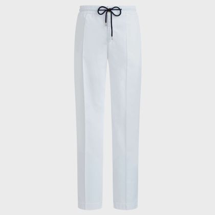 Vilebrequin - Solid Hose Aus Baumwolle Und Tencel Für Herren - Jeanshose - Clemence - Weiss - Größe 38 Vilebrequin - Solid Hose Aus Baumwolle Und Tencel Für Herren - Jeanshose - Clemence - Weiss - Größe 38