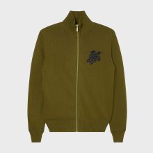 Vilebrequin - Turtle Pullover Mit Reißverschluss Aus Baumwolle Und Kaschmir Für Herren - Pullover - Petrus - Grün - Größe XL Vilebrequin - Turtle Pullover Mit Reißverschluss Aus Baumwolle Und Kaschmir Für Herren - Pullover - Petrus - Grün - Größe XL