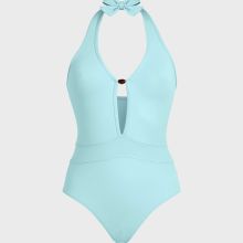 Vilebrequin - Solid Sculpting Badeanzug Mit Perlendetail Für Damen - Bademode - Lanissa - Blau - Größe XL Vilebrequin - Solid Sculpting Badeanzug Mit Perlendetail Für Damen - Bademode - Lanissa - Blau - Größe XL