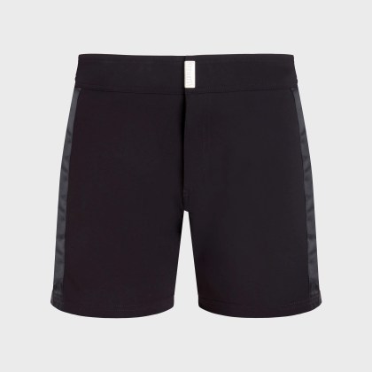 Vilebrequin - Herren-badeshorts Mit Flachem Bund Tailoring - Bademode - Midnight - Schwarz - Größe M Vilebrequin - Herren-badeshorts Mit Flachem Bund Tailoring - Bademode - Midnight - Schwarz - Größe M