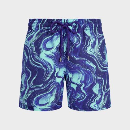 Vilebrequin - Marble Badeshorts Für Herren - Bademode - Moorea - Blau - Größe L Vilebrequin - Marble Badeshorts Für Herren - Bademode - Moorea - Blau - Größe L