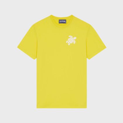 Vilebrequin - T-shirt Aus Bio-baumwolle Mit Aufgestickter Vilebrequin - T-shirt Aus Bio-baumwolle Mit Aufgestickter