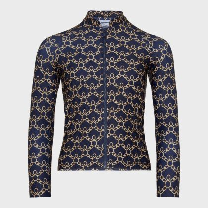 Vilebrequin - Langärmeliger Turtles Chain Rashguard Mit Reißverschluss Für Jungen - Rashguard - Ginko-zy - Blau - Größe 10 Vilebrequin - Langärmeliger Turtles Chain Rashguard Mit Reißverschluss Für Jungen - Rashguard - Ginko-zy - Blau - Größe 10