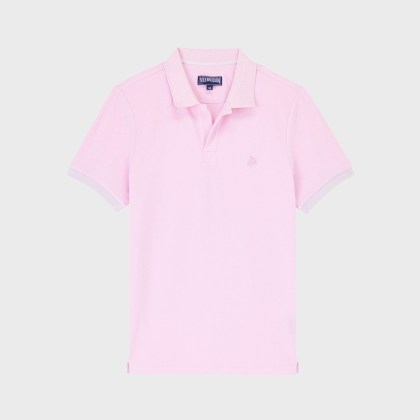 Vilebrequin - Solid Polohemd Aus Baumwolle Für Herren - Polohemd - Palatin - Rosa - Größe M Vilebrequin - Solid Polohemd Aus Baumwolle Für Herren - Polohemd - Palatin - Rosa - Größe M