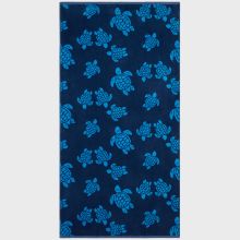 Vilebrequin - Ronde Des Tortues Jacquard Strandtuch Aus Bio-baumwolle Für Herren - Strandtuch - Sand - Blau - Größe OSFA Vilebrequin - Ronde Des Tortues Jacquard Strandtuch Aus Bio-baumwolle Für Herren - Strandtuch - Sand - Blau - Größe OSFA