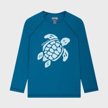 Vilebrequin - Langärmeliger Solid Rashguard Für Jungen - Rashguard - Glassy-y - Blau - Größe 10 Vilebrequin - Langärmeliger Solid Rashguard Für Jungen - Rashguard - Glassy-y - Blau - Größe 10
