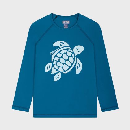 Vilebrequin - Langärmeliger Solid Rashguard Für Jungen - Rashguard - Glassy-y - Blau - Größe 6 Vilebrequin - Langärmeliger Solid Rashguard Für Jungen - Rashguard - Glassy-y - Blau - Größe 6