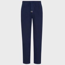 Vilebrequin - Weite Leinenhose Für Herren Einfarbig - Hose - Pacha - Blau - Größe XXXL Vilebrequin - Weite Leinenhose Für Herren Einfarbig - Hose - Pacha - Blau - Größe XXXL