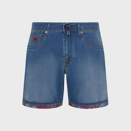 Vilebrequin - Crab Balloons Bermudashorts Aus Denim Für Herren - Bermuda - Garonne - Blau - Größe 40 Vilebrequin - Crab Balloons Bermudashorts Aus Denim Für Herren - Bermuda - Garonne - Blau - Größe 40