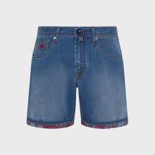 Vilebrequin - Crab Balloons Bermudashorts Aus Denim Für Herren - Bermuda - Garonne - Blau - Größe 30 Vilebrequin - Crab Balloons Bermudashorts Aus Denim Für Herren - Bermuda - Garonne - Blau - Größe 30