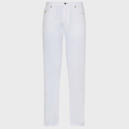 Vilebrequin - Solid Hose Aus Leinen Und Baumwolle Für Herren - Jeanshose - Gbetta18 - Weiss - Größe 32 Vilebrequin - Solid Hose Aus Leinen Und Baumwolle Für Herren - Jeanshose - Gbetta18 - Weiss - Größe 32