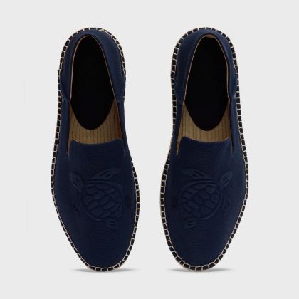 Vilebrequin - Solid Canvas-bootsschuhe Für Herren - Schuhe - Clive - Blau - Größe 44 Vilebrequin - Solid Canvas-bootsschuhe Für Herren - Schuhe - Clive - Blau - Größe 44