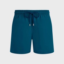 Vilebrequin - Solid Badeshorts Für Herren - Bademode - Moorea - Blau - Größe L Vilebrequin - Solid Badeshorts Für Herren - Bademode - Moorea - Blau - Größe L
