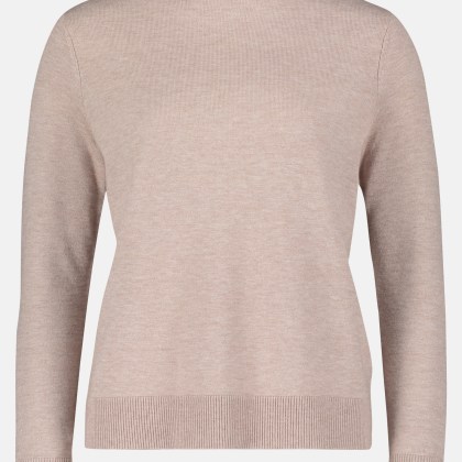 Basic-Strickpullover mit Stehkragen Basic-Strickpullover mit Stehkragen