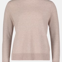 Basic-Strickpullover mit Stehkragen Basic-Strickpullover mit Stehkragen