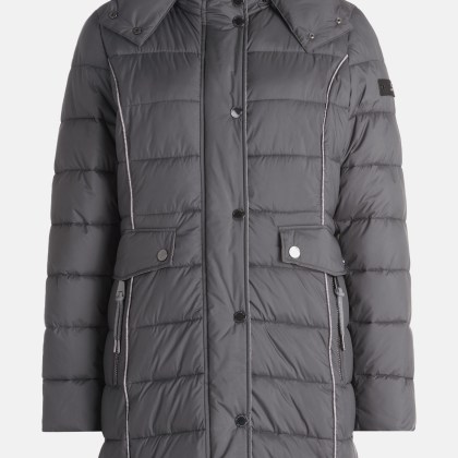 Steppjacke mit abnehmbarer Kapuze Steppjacke mit abnehmbarer Kapuze