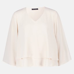 Schlupfbluse unifarben Schlupfbluse unifarben
