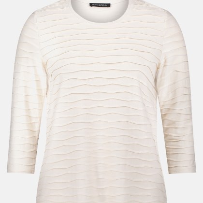 Basic Shirt mit Wellenstruktur Basic Shirt mit Wellenstruktur