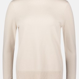 Basic-Strickpullover mit Stehkragen Basic-Strickpullover mit Stehkragen