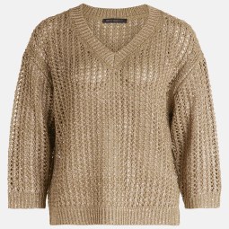 Lochstrick-Pullover Lochstrick-Pullover