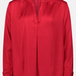 Satin-Bluse langarm Satin-Bluse langarm